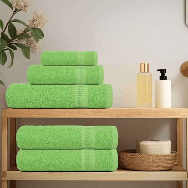 Asciugamani 10 Pz Verde Mela 100x200 Cm 360 G/m² 100% Cotone - Image 3