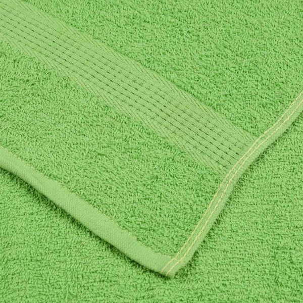 Asciugamani 10 Pz Verde Mela 100x200 Cm 360 G/m² 100% Cotone - Image 6