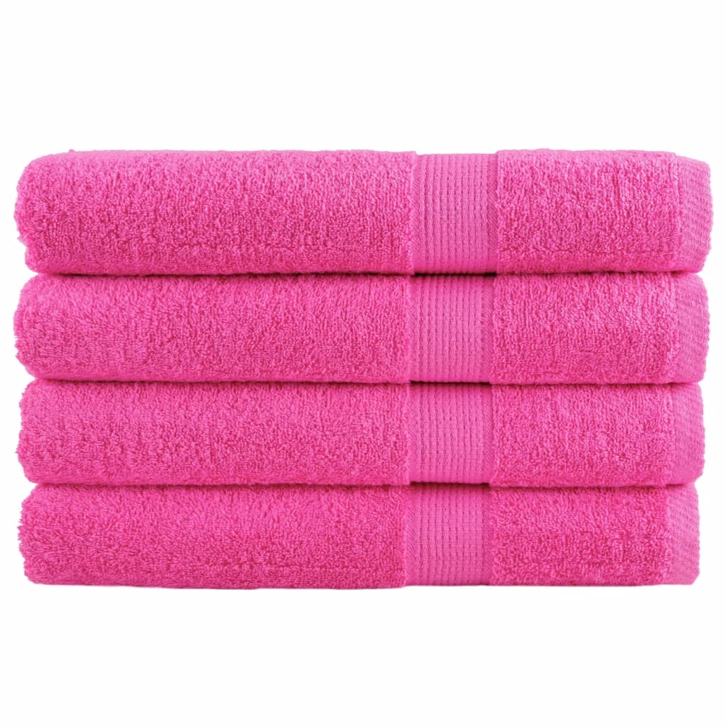 Asciugamani Per Sauna Solund 2 Pz Rosa 80x200 Cm 600 G/m²