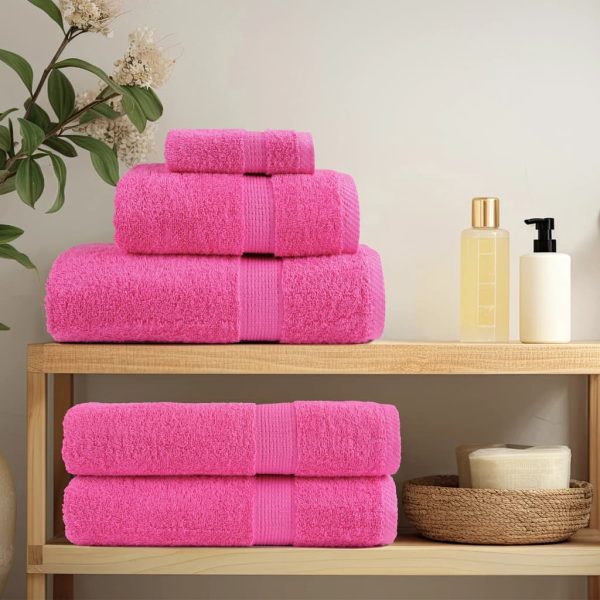 Asciugamani Per Sauna Solund 2 Pz Rosa 80x200 Cm 600 G/m² - Image 3