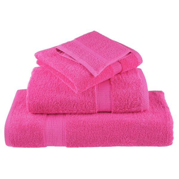 Asciugamani Per Sauna Solund 2 Pz Rosa 80x200 Cm 600 G/m² - Image 4