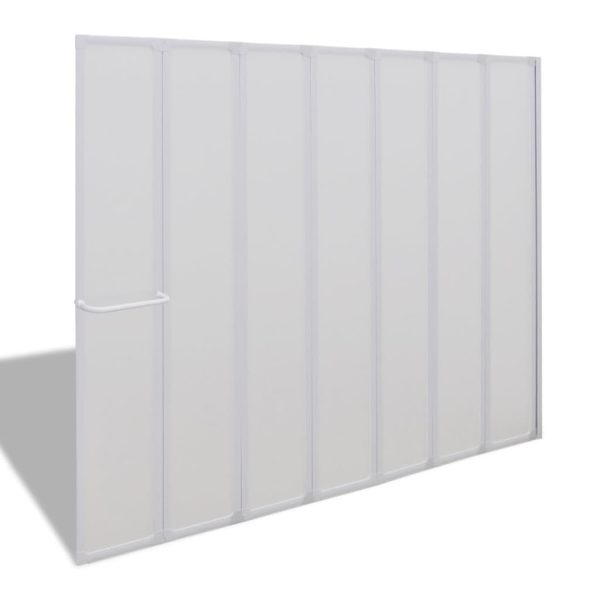 7 Pannelli Pieghevoli Con PortA-Asciugamano 140 X 168 Cm Doccia Bagno - Image 3
