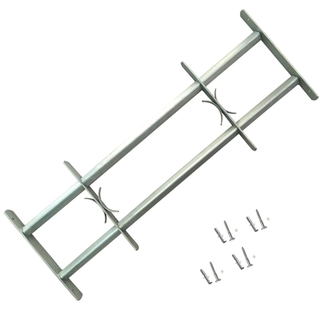 Grate Per Finestre Regolabili 2 Barre Trasversali 700-1050 mm