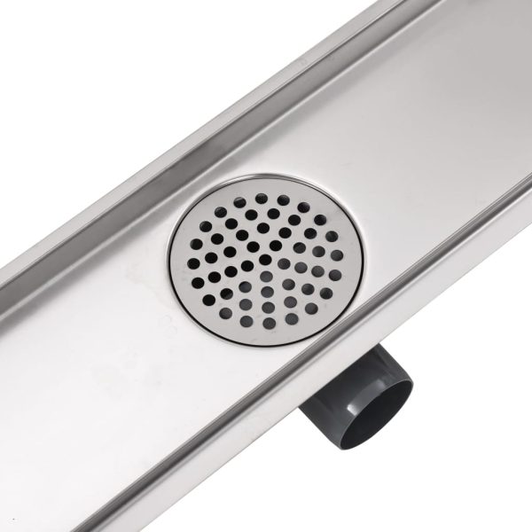 Canaletta Di Drenaggio Lineare 530x140 Mm In Acciaio Inox - Image 6