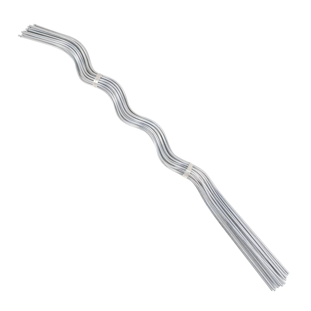 50 Pz Supporti A Spirale Per Piante 110 Cm In Acciaio Zincato