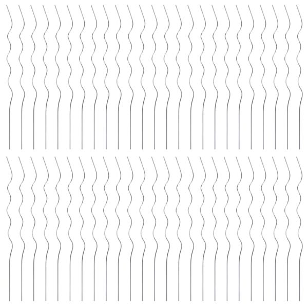 50 Pz Supporti A Spirale Per Piante 110 Cm In Acciaio Zincato - Image 3