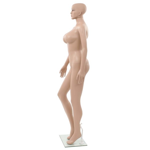 Manichino Donna Con Base In Vetro 180 Cm Beige - Image 3