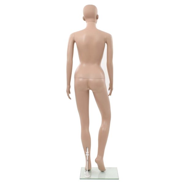 Manichino Donna Con Base In Vetro 180 Cm Beige - Image 4