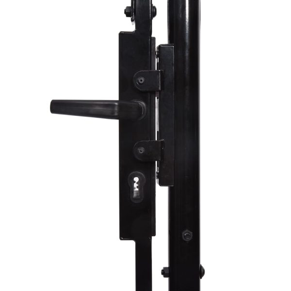 Cancello Per Recinzioni Con Design A Lance 100x75 cm - Image 4