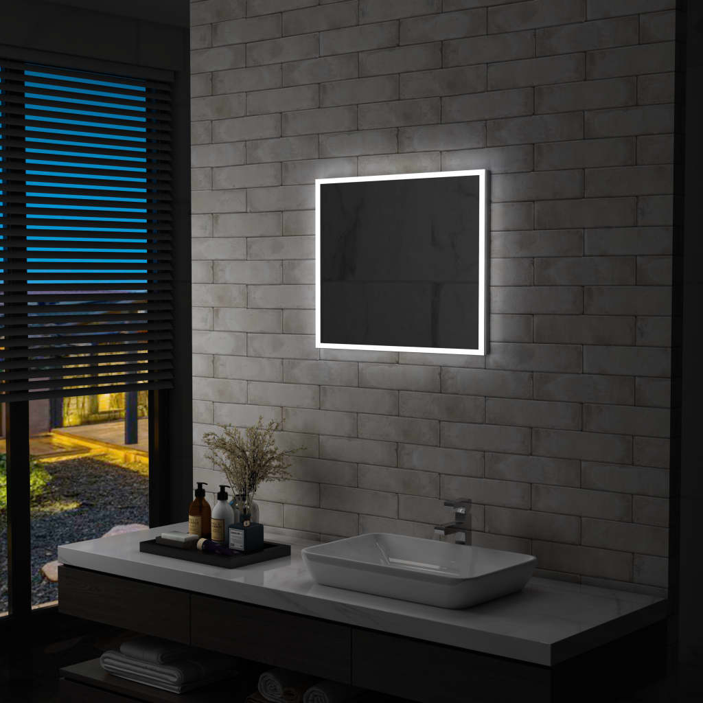 Specchio Da Parete A Led Per Bagno 60x50 cm