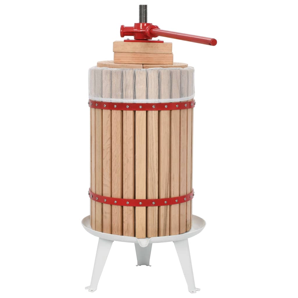 Torchio Per Frutta E Vino Con Sacco In Tessuto 24 L Rovere