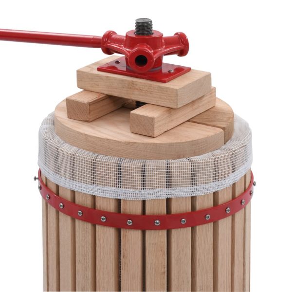 Torchio Per Frutta E Vino Con Sacco In Tessuto 24 L Rovere - Image 3