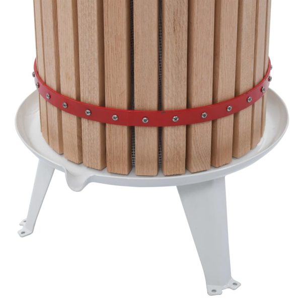 Torchio Per Frutta E Vino Con Sacco In Tessuto 24 L Rovere - Image 4