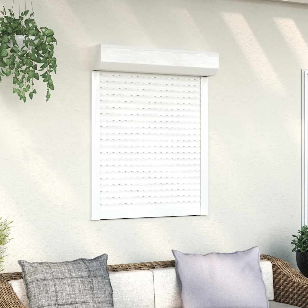 Tapparella Avvolgibile In Alluminio 80x100 Cm Bianca