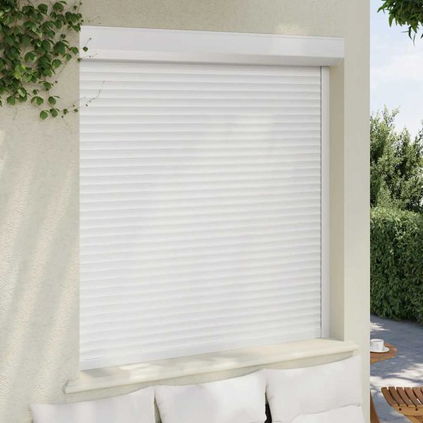 Tapparella Avvolgibile In Alluminio 140x150 Cm Bianca - Image 3