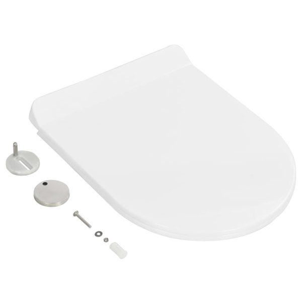 Copriwater Ammortizzato A Sgancio Rapido Bianco - Image 3