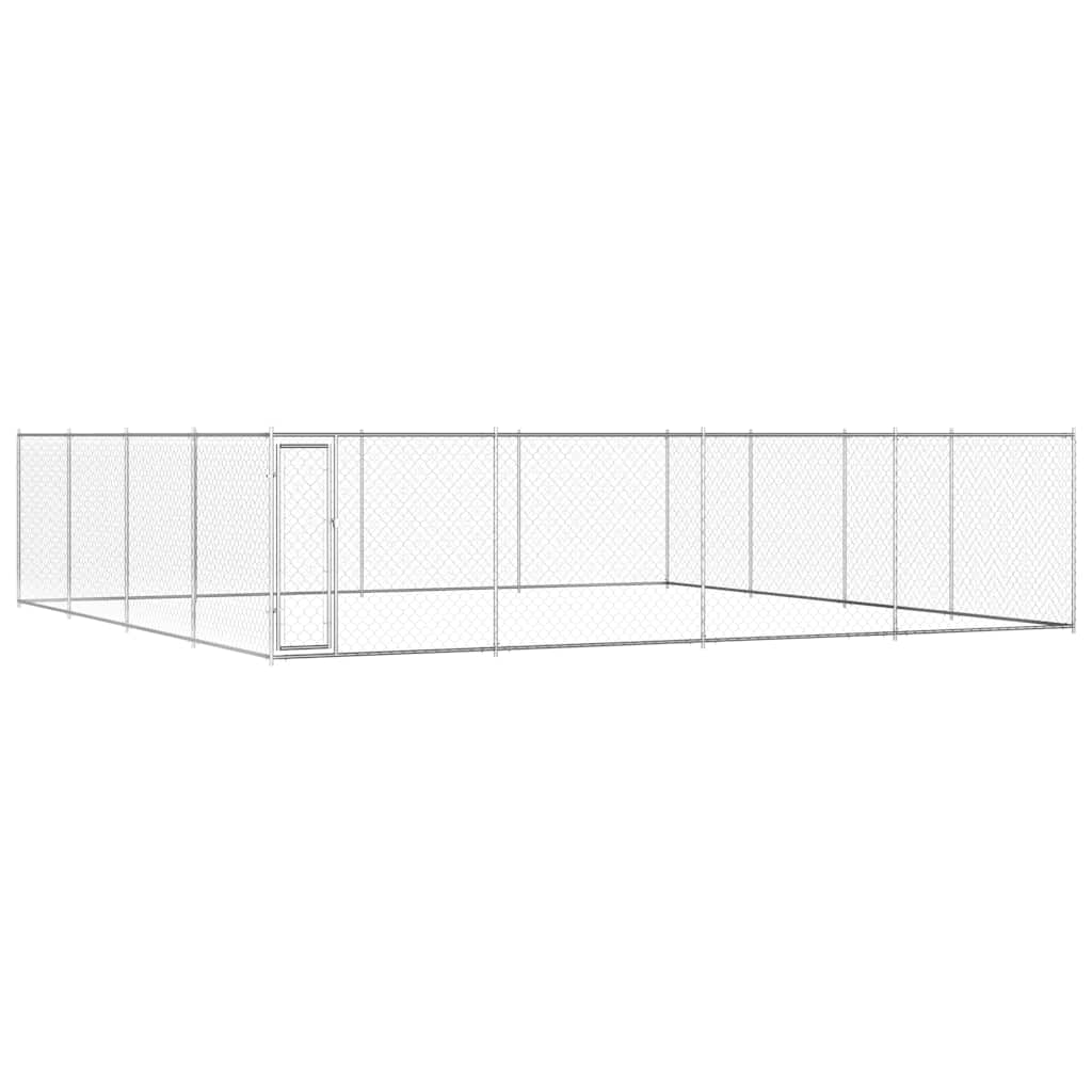 Canile Da Esterno In Acciaio Zincato 760x760x185 cm