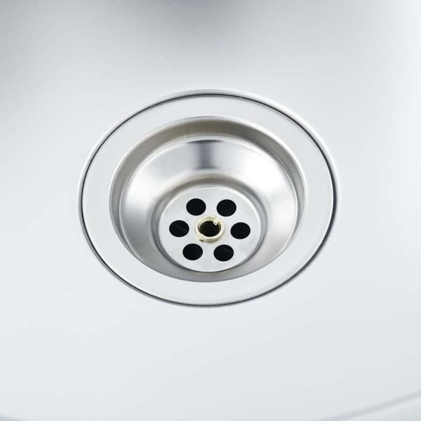 Lavello Da Cucina Con Filtro E Sifone In Acciaio Inox - Image 6