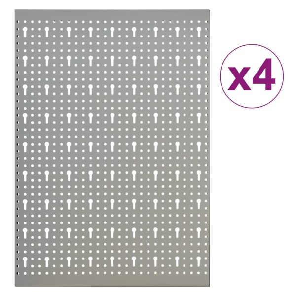 Pannelli Per Utensili A Parete 4 Pz 40x58 Cm In Acciaio - Image 3