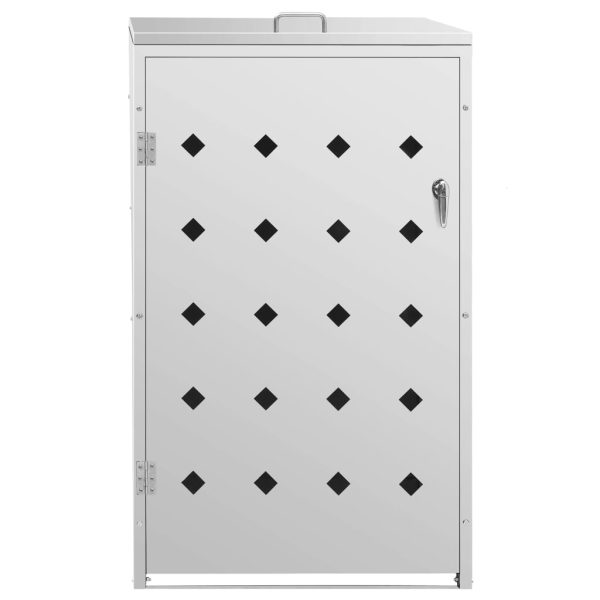 Copribidone Per Spazzatura Singolo 240 L In Acciaio Inox - Image 3