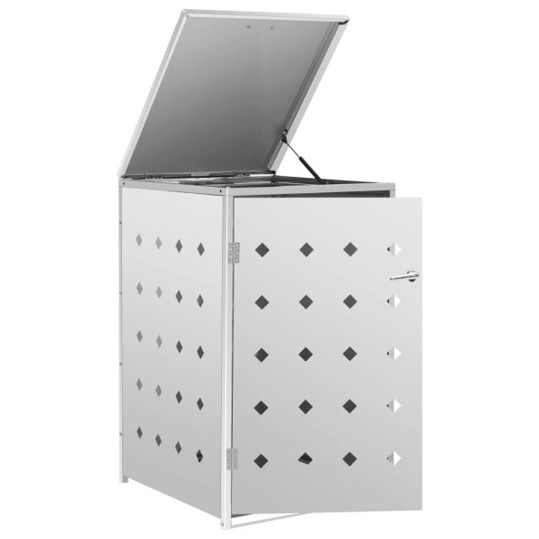 Copribidone Per Spazzatura Singolo 240 L In Acciaio Inox - Image 4