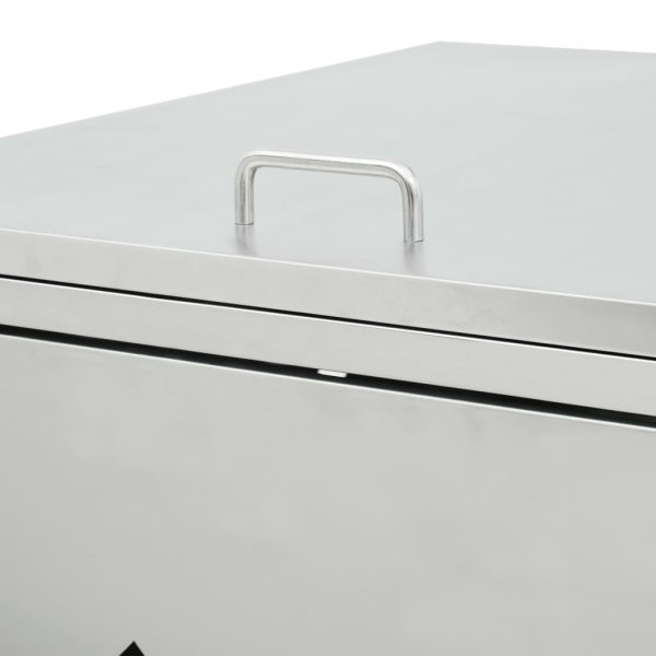 Copribidone Per Spazzatura Singolo 240 L In Acciaio Inox - Image 5