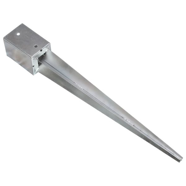 Picchetti Di Terra 2 Pz Argento 9x9x75 Cm In Acciaio Zincato - Image 3