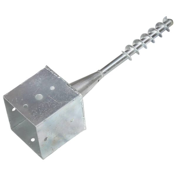 Picchetti Di Terra 6 Pz Argento 14x14x58 Cm In Acciaio Zincato - Image 3