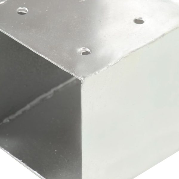 Connettori Per Pali A Forma Di T 4 Pz Metallo Zincato 71x71 mm - Image 6