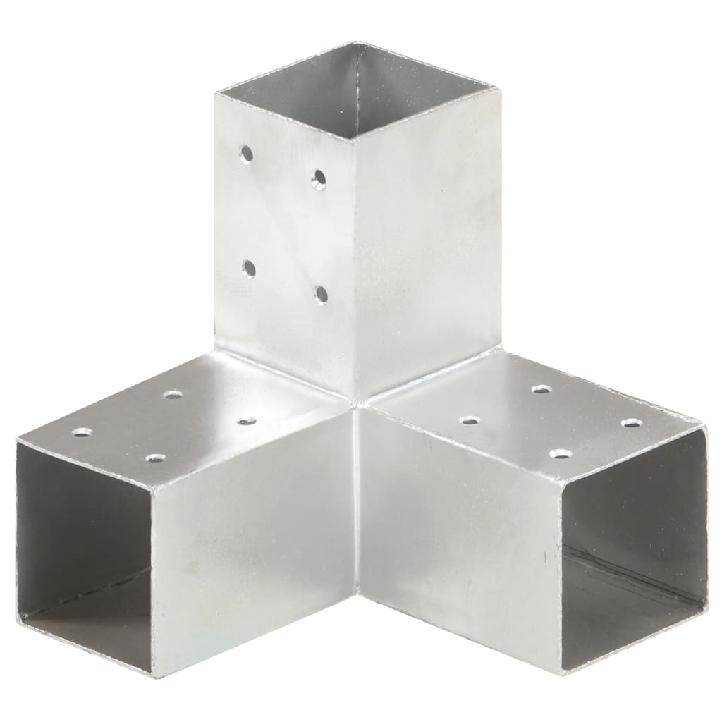 Connettore Per Pali A Forma Di Y In Metallo Zincato 71x71 mm