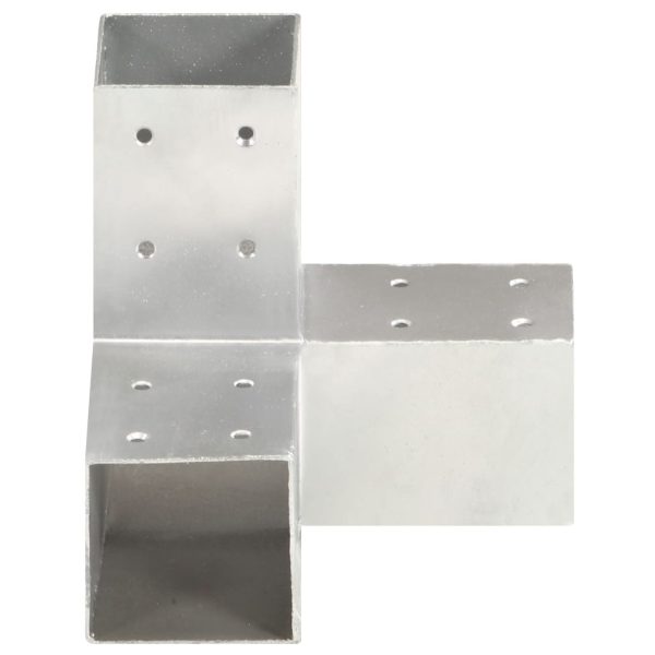 Connettori Per Pali A Forma Di Y 4 Pz Metallo Zincato 81x81 mm - Image 3