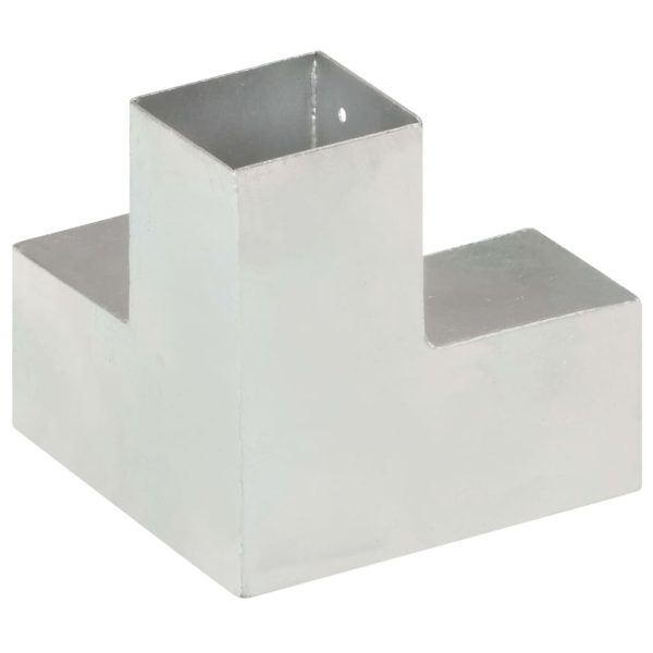 Connettori Per Pali A Forma Di Y 4 Pz Metallo Zincato 81x81 mm - Image 4