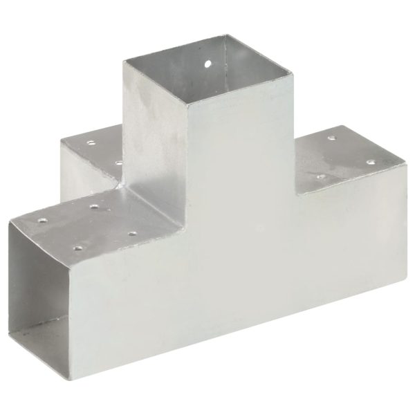 Connettori Per Pali A Forma Di X 4 Pz In Metallo Zincato 91x91 mm - Image 5