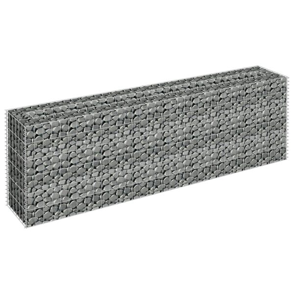 Gabbione Letto Rialzato In Acciaio Zincato 180x30x60 cm - Image 3