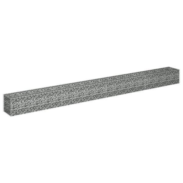 Gabbione Letto Rialzato In Acciaio Zincato 360x30x30 cm - Image 3