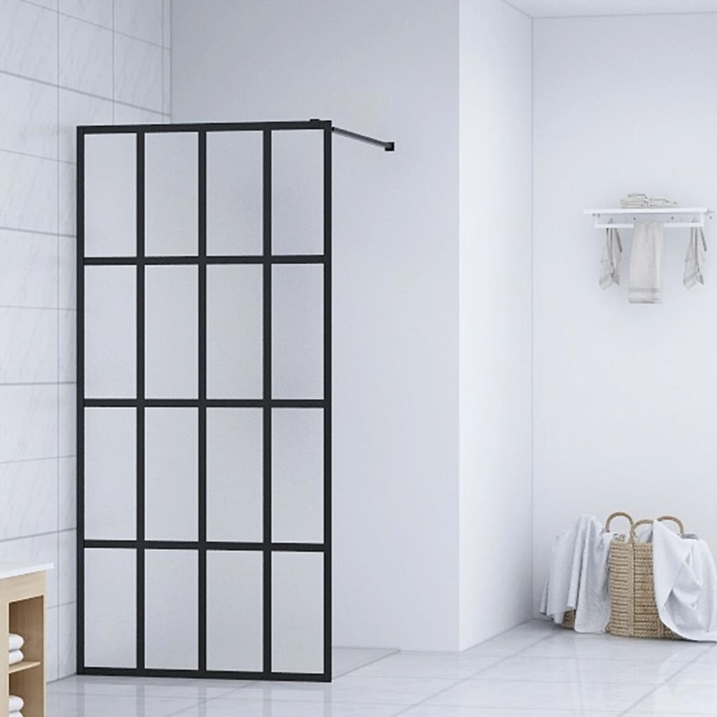 Cabina Doccia Con Schermo In Vetro Temperato Glassato 100x195cm