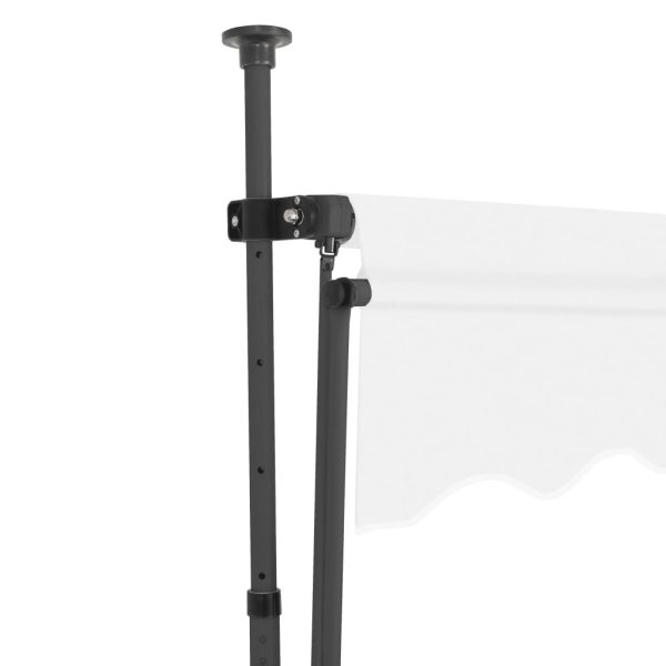Tenda Da Sole Retrattile Manuale Con Led 150 Cm Crema - Image 4