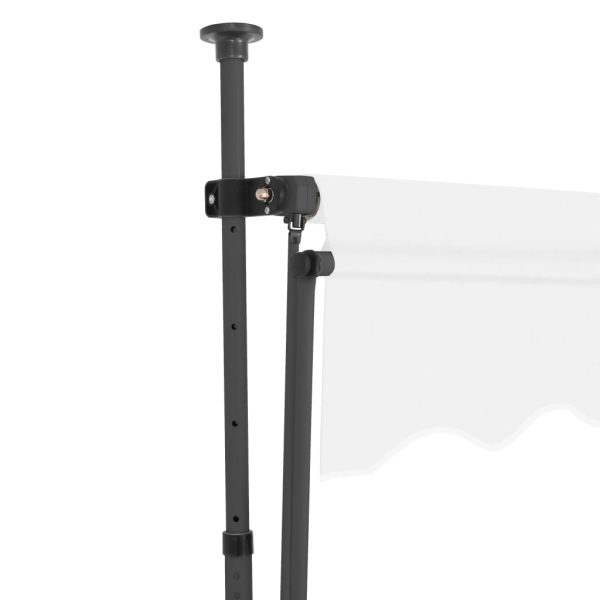 Tenda Da Sole Retrattile Manuale Con Led 300 Cm Crema - Image 4