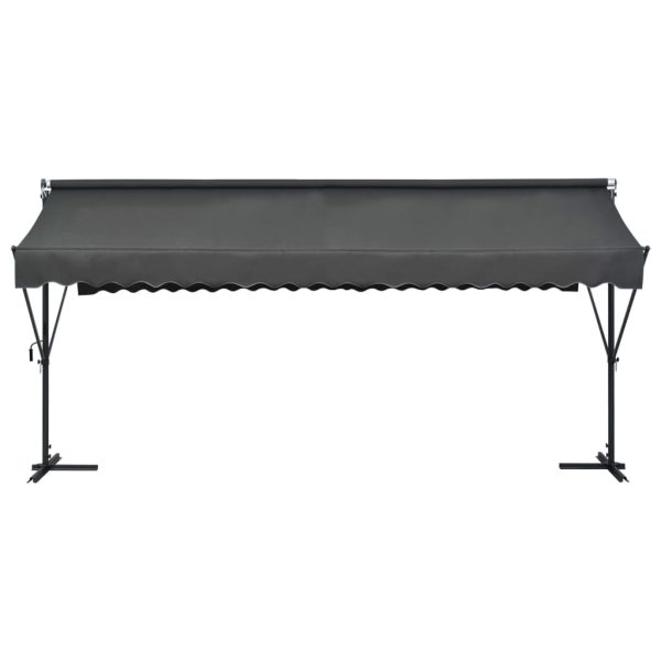 Tenda Parasole Con Piedistallo 500x300 Cm Antracite - Image 3