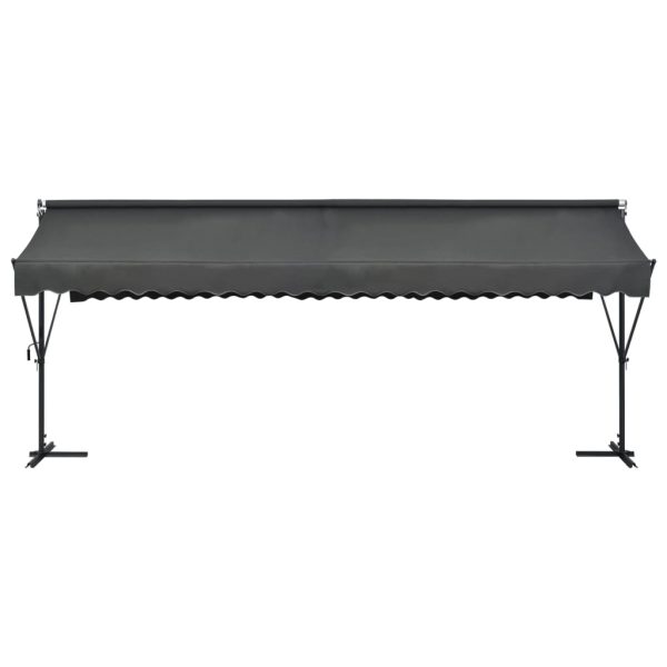 Tenda Parasole Con Piedistallo 600x300 Cm Antracite - Image 3