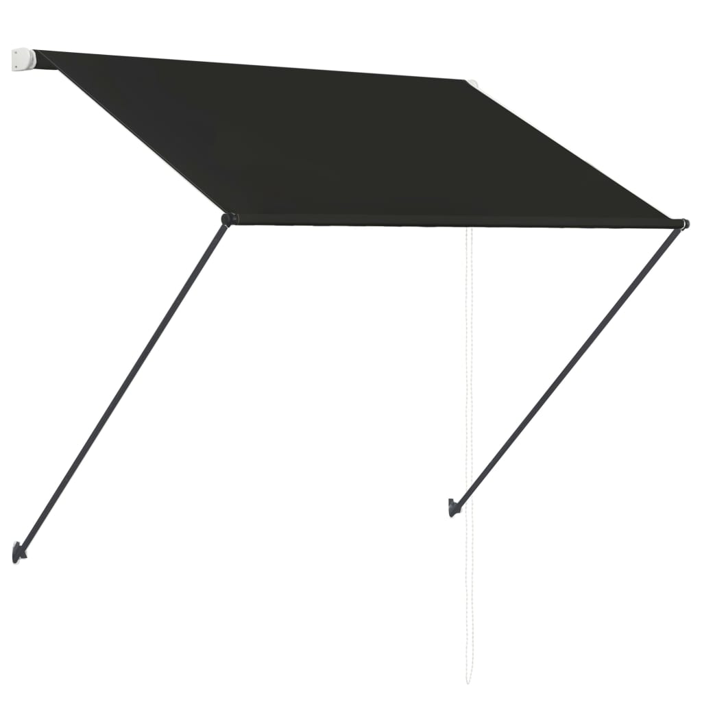 Tenda Da Sole Retrattile Con Led 150x150 Cm Antracite - Image 4