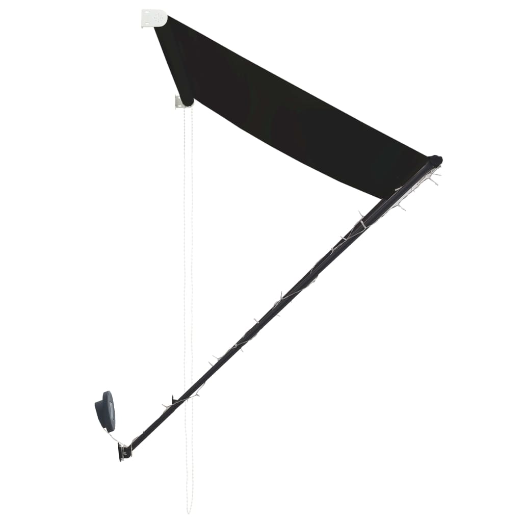 Tenda Da Sole Retrattile Con Led 150x150 Cm Antracite - Image 6