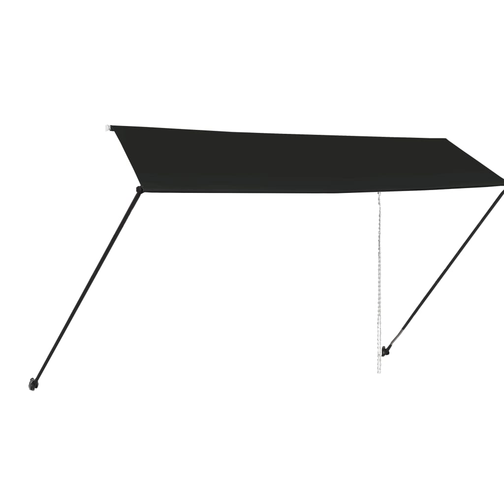Tenda Da Sole Retrattile Con Led 350x150 Cm Antracite - Image 4