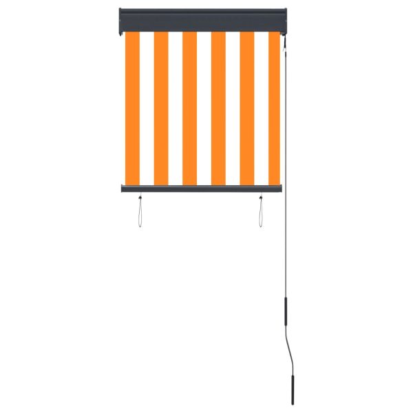 Tenda A Rullo Per Esterni 60x250 Cm Bianca E Arancione - Image 4