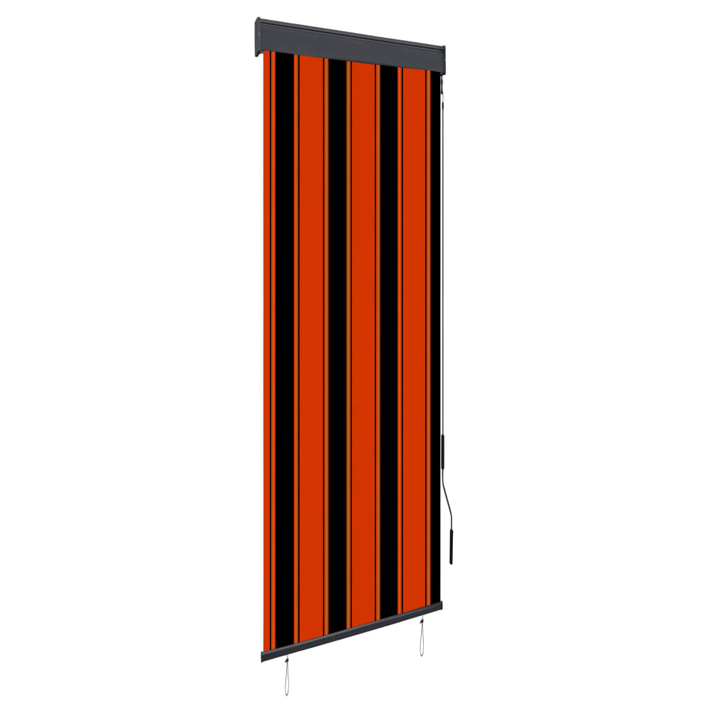 Tenda A Rullo Per Esterni 60x250 Cm Arancione E Marrone