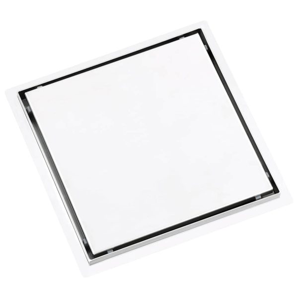 Scarico Doccia 2-IN-1 Copertura A Piastrella 28x28cm In Acciaio - Image 3