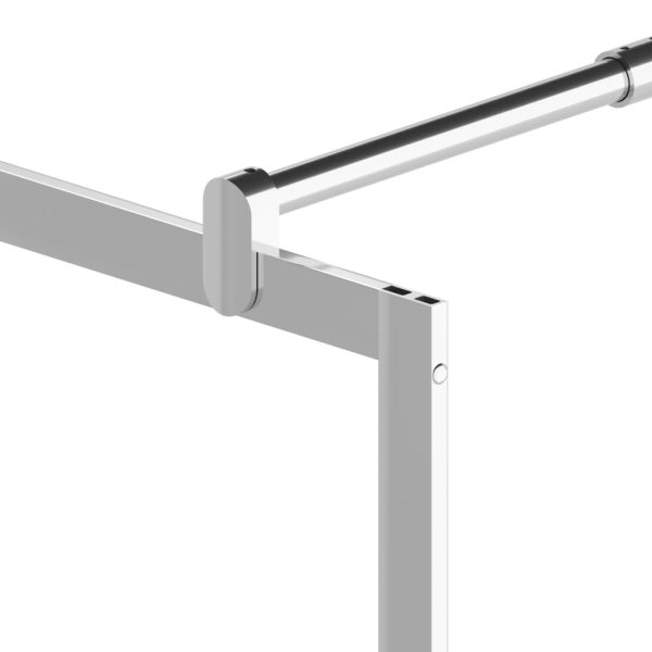 Parete Per Doccia WalK-In In Vetro Trasparente Esg 80x195 cm - Image 6