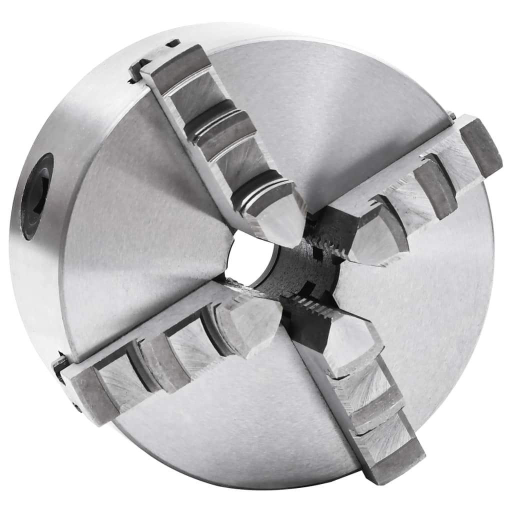 Mandrino Per Tornio A 4 Griffe Autocentrante 125 Mm In Acciaio