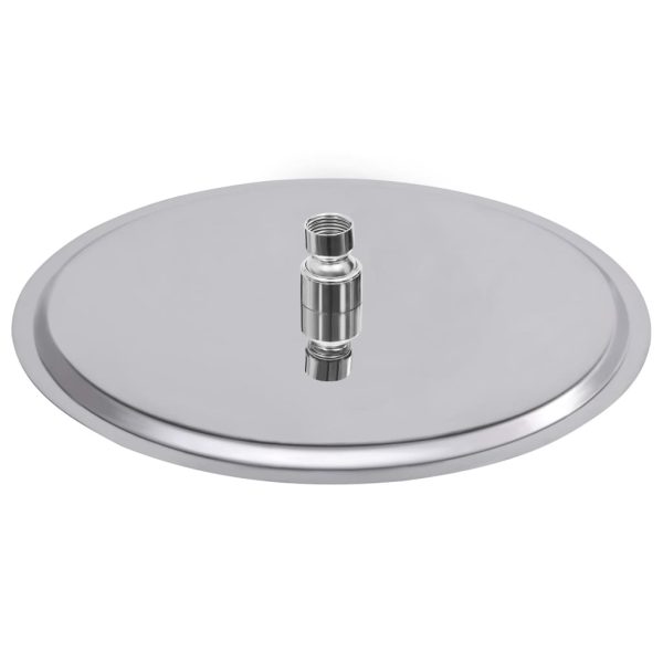 Testa Doccia A Pioggia In Acciaio Inox 304 30 Cm Rotonda - Image 4