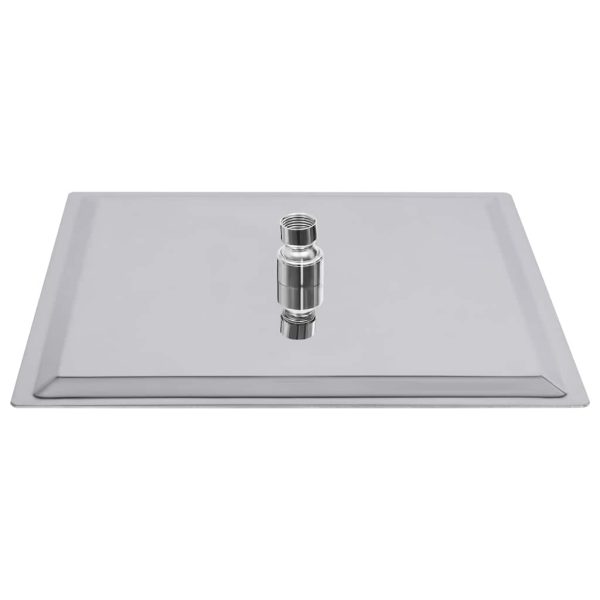 Testa Doccia A Pioggia In Acciaio Inox 304 30x30cm Quadrata - Image 4